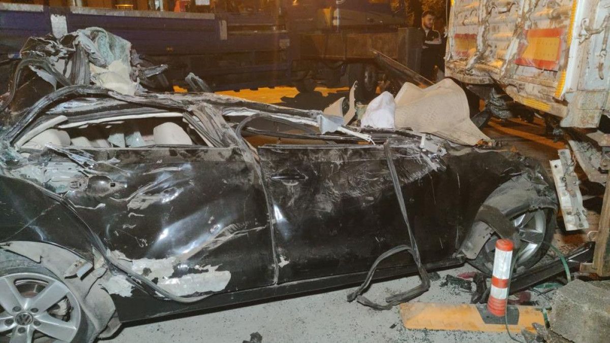 vanda otomobil park halindeki briket yuklu tira carpti 2 olu 1 KWmsarIH