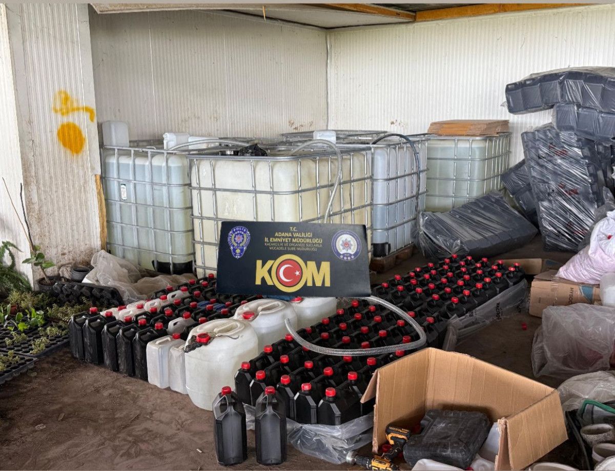 adana merkezli bes ilde 16 ton kacak etil alkol ele gecirildi 0 TrWFnjJj