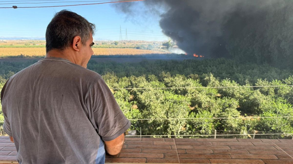 adanada geri donusum fabrikasinda yangin 0