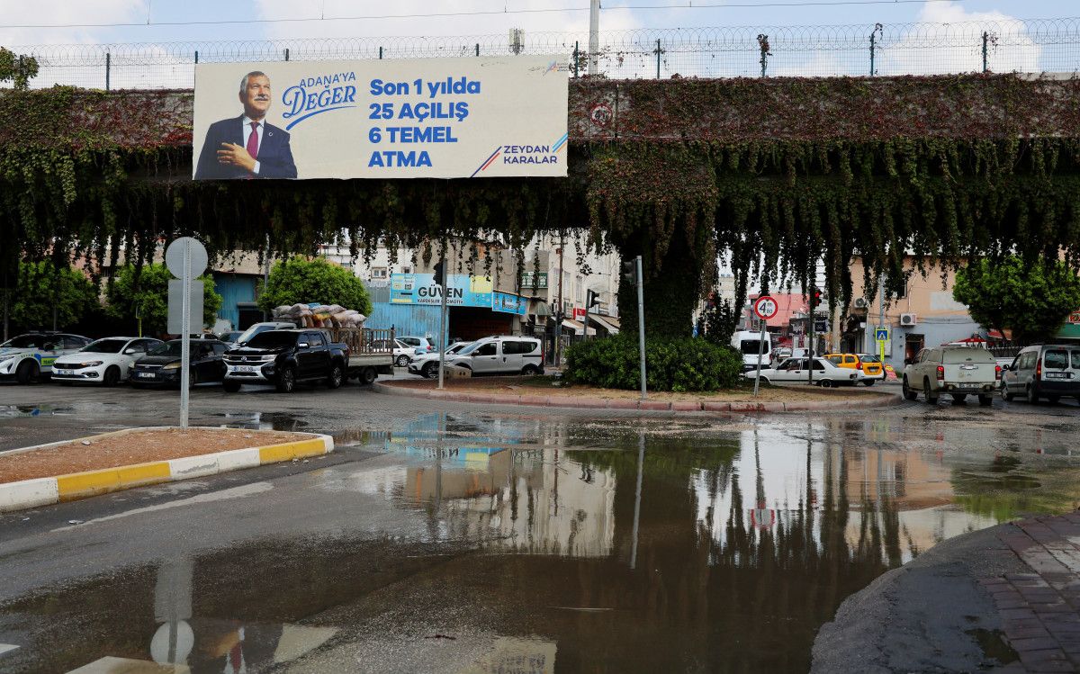 adanada su borusu patladi cadde gole dondu 1