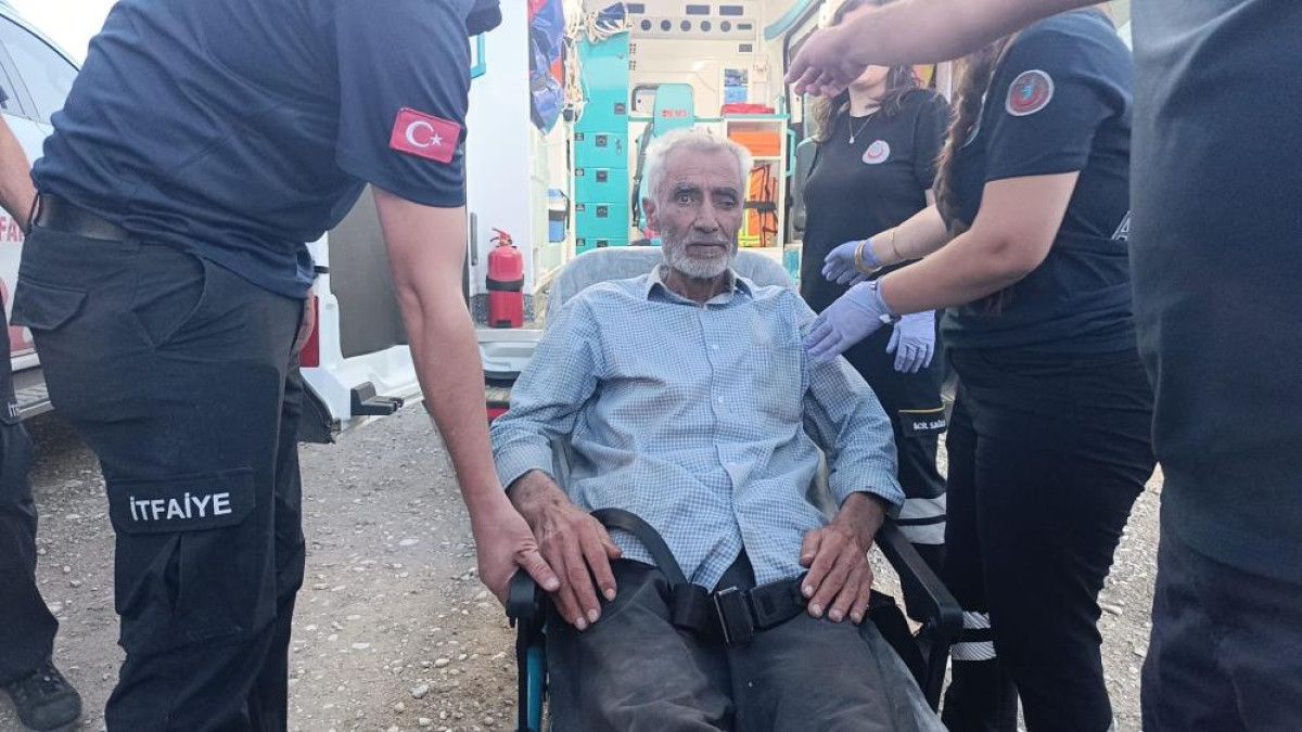 adiyamanda 5 gundur kayip olan yasli adam dere yataginda sag olarak bulundu 1