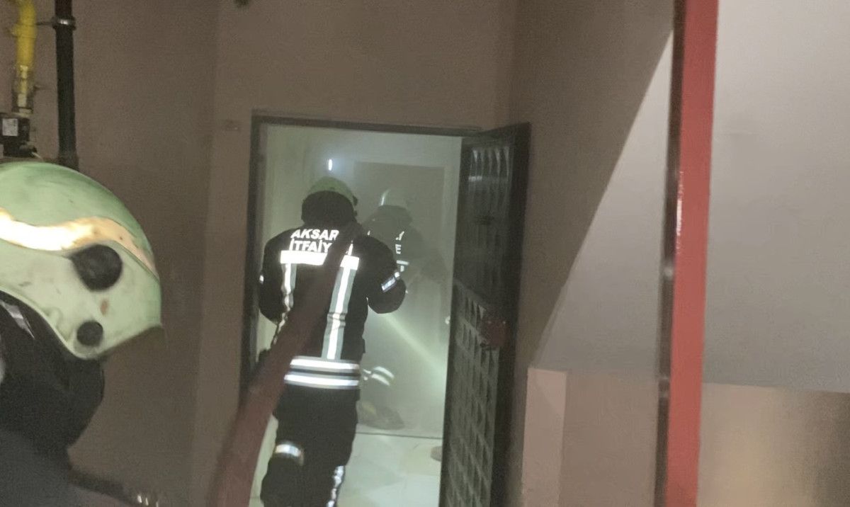 aksarayda firinda unutulan kek apartmani dumana bogdu 3