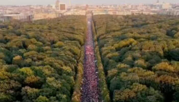 almanyadaki en buyuk gazze yuruyusu 100 bini askin kisi katildi BqdwaM3T