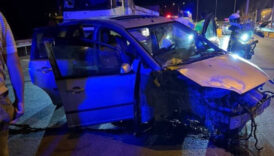 amasyada bariyere carpan otomobildeki 1 kisi oldu UDW4TgNz