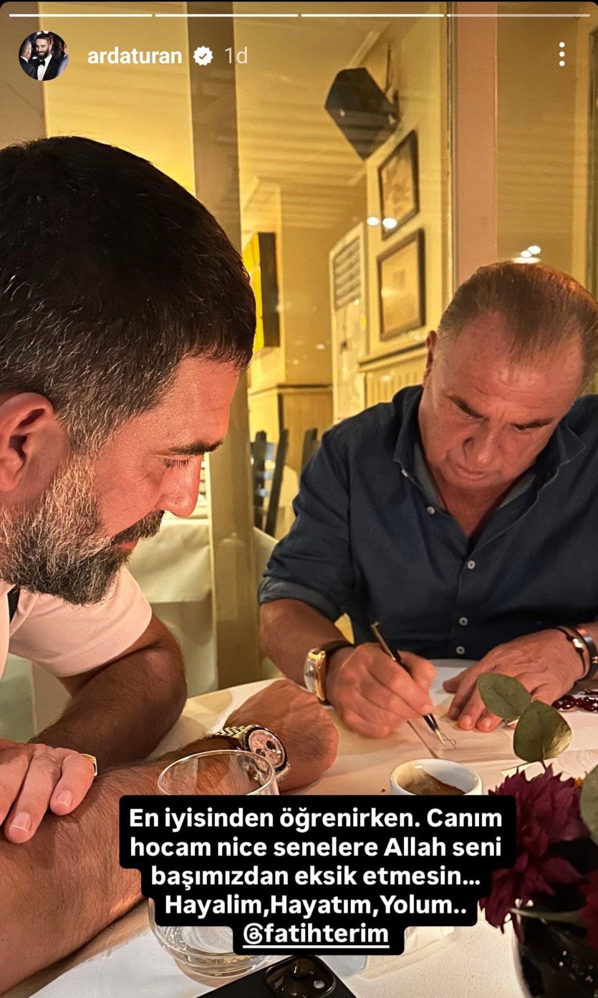 arda turandan fatih terim paylasimi 0 fnzcKTWu