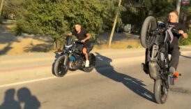 bursada tek teker uzerinde trafikte tehlike sacti sadece oluler gorur 2STTfixO