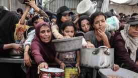 gazzede filistinlilere sicak yemek dagitildi pIHekMfS