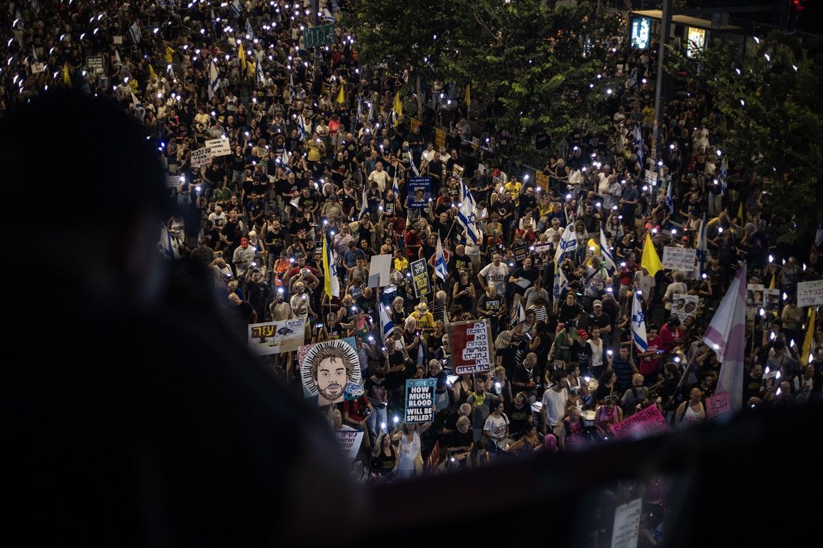 israilli esir yakinlari netanyahu siyasi hayati ugruna esirleri feda ediyor 0 CsR953C3