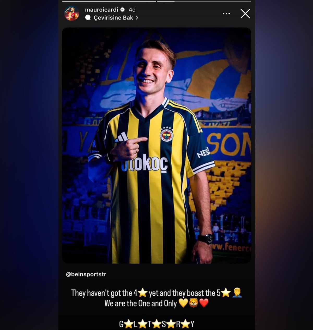 mauro icardiden kerem akturkogluna bir gonderme daha 1 NiI9ih8e