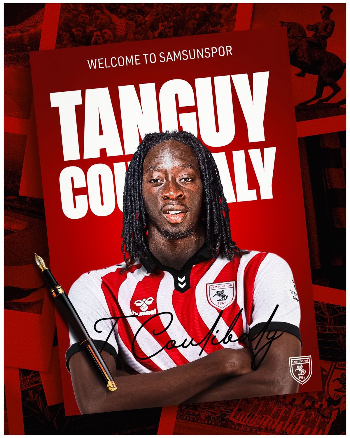 samsunspor tanguy coulibalyyi renklerine bagladi 0 1S72s6hh