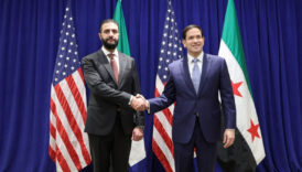 suriye devlet baskani es sara abd disisleri bakani rubio ile gorustu DkVq2msC