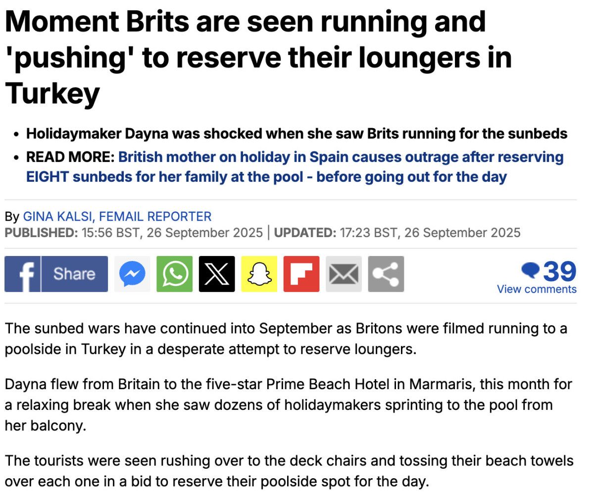 Türkiye'deki 'şezlong savaşları' İngiltere'de gündem oldu 3 turkiyedeki sezlong savaslari ingilterede gundem oldu 2 rzkISYwl