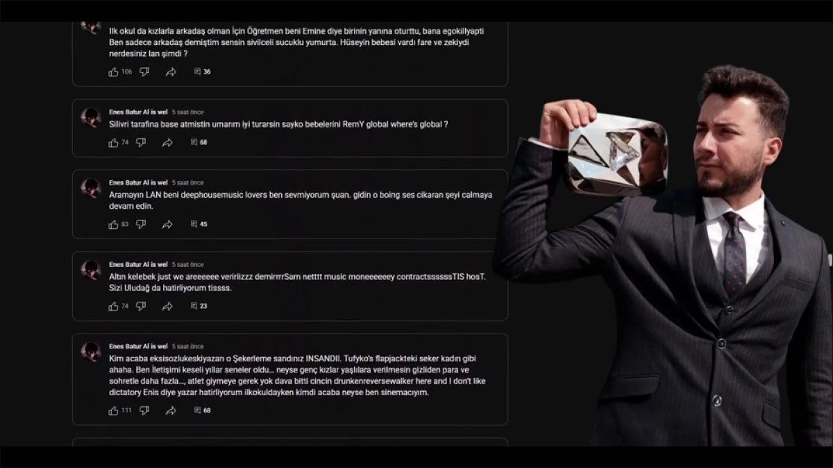 YouTuber Enes Batur'dan enteresan paylaşımlar! Takipçileri donakaldı... 5 youtuber enes baturdan enteresan paylasimlar takipcileri donakaldi 4