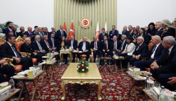 cumhurbaskani erdogan babacan ve davutoglu ile bir araya geldi Sn9p7D4f