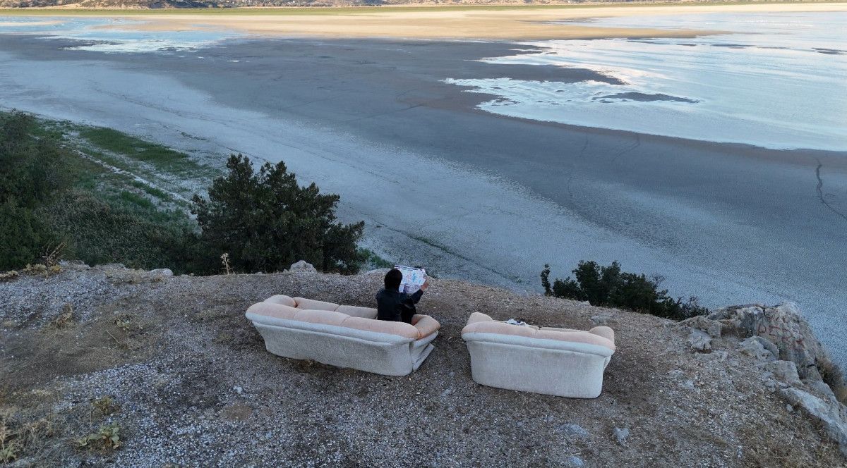 Eğirdir Gölü'nde tarihi kuraklık: İkiye bölündü 1 egirdir golunde tarihi kuraklik ikiye bolundu 0 djVQd8Fb