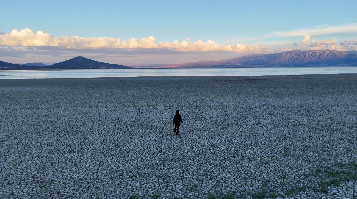Eğirdir Gölü'nde tarihi kuraklık: İkiye bölündü 3 egirdir golunde tarihi kuraklik ikiye bolundu 2 rygb3NfP