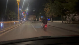 erzincanda elektrikli bisiklet surucusunden tehlikeli hareket byGYsUGy