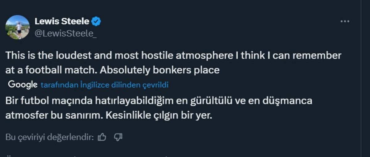 galatasaray taraftarlari ingiliz gazeteciyi saskina cevirdi en gurultulu atmosfer 2 jYs8d2Ln