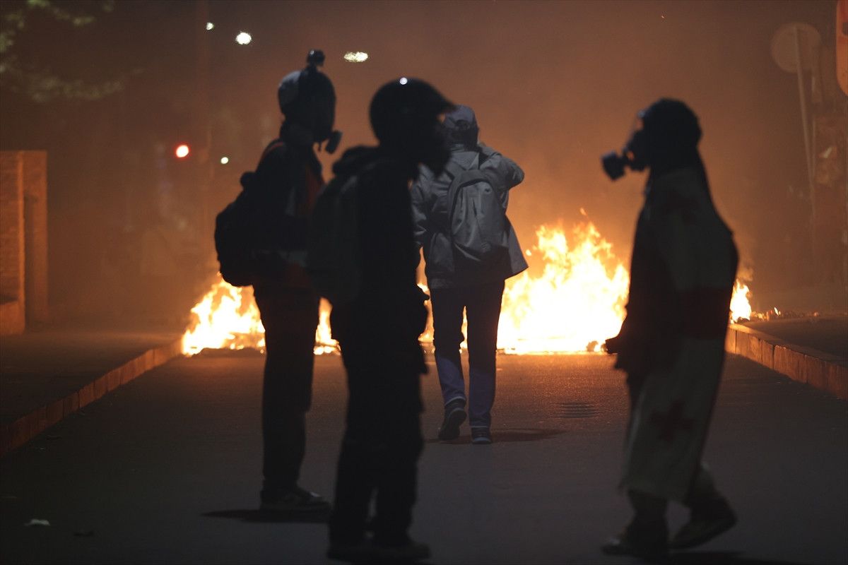 gurcistanda protestoda arbede 21 polis ve 6 gosterici yaralandi 0 UYcXeZDd