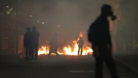 gurcistanda protestoda arbede 21 polis ve 6 gosterici yaralandi U3kE3jLq