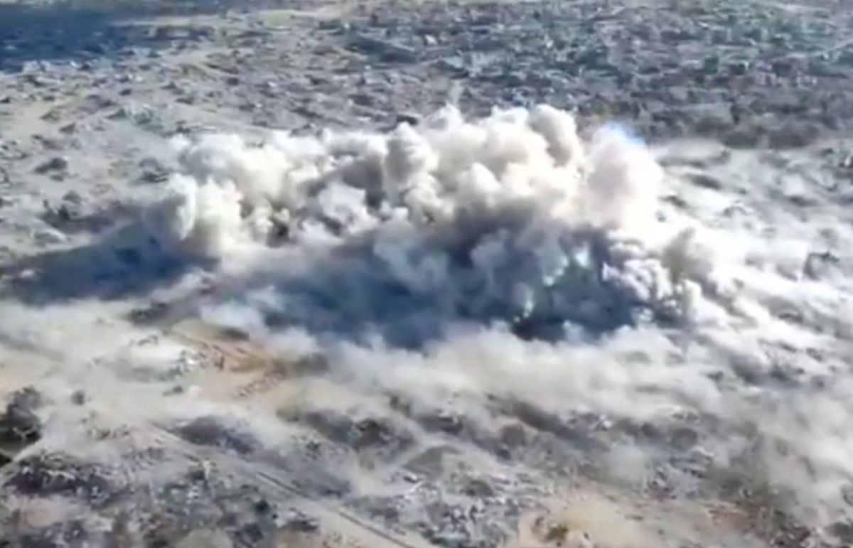 israil gazzenin guneyinde ayakta kalan son binalari yok etti 1 LY32huml