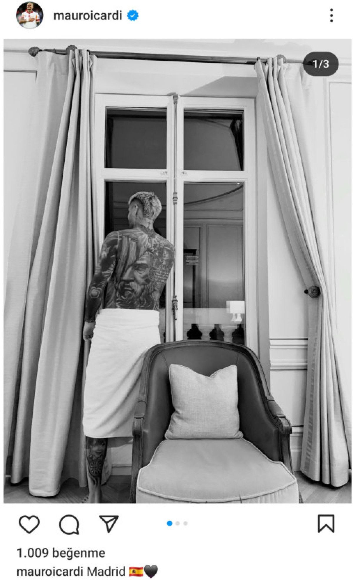 mauro icardi madridden paylasim yapti 1 fj78M69N