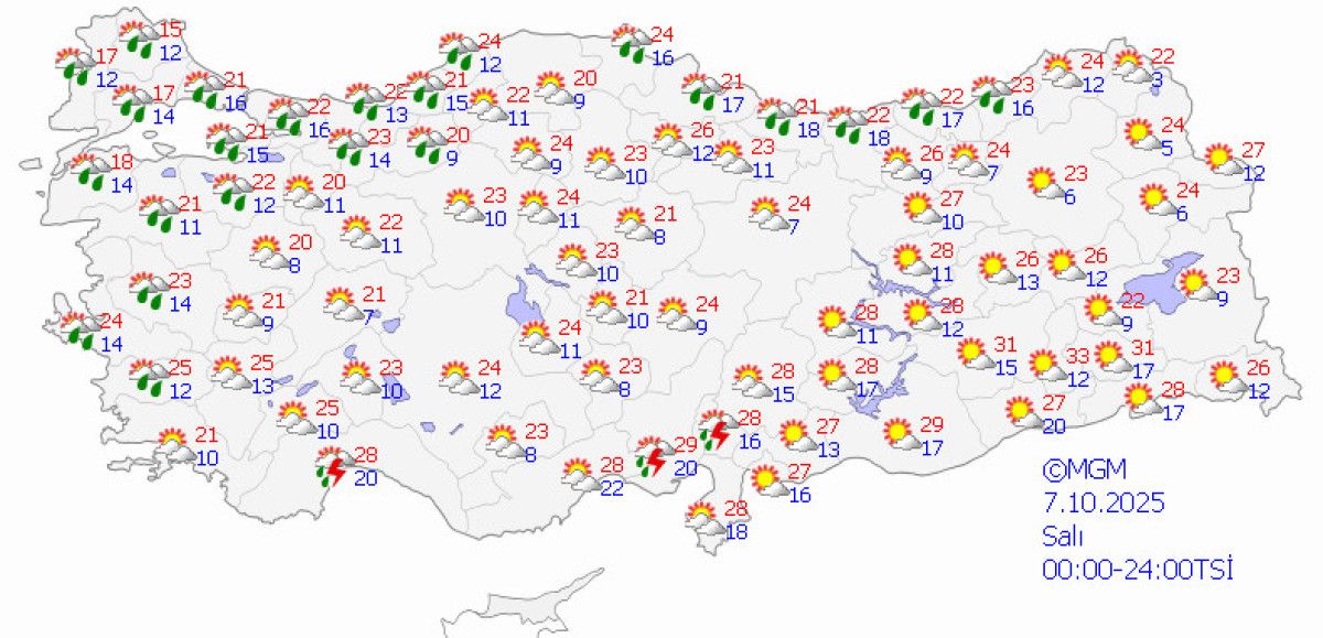 meteorolojiden 9 kente uyari saganak ve firtina etkili olacak 7 eVXdFYIg