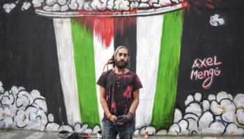 mural sanatcisindan gazzeye destek dunya izlerken 1RsQHp2m