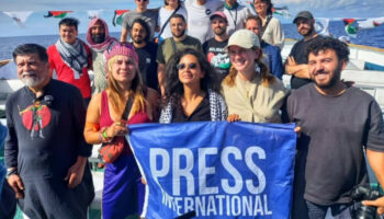 siyonizm karsiti yahudi gazeteci ozgurluk koalisyonu filosuna katildi E1HCYLAZ