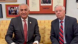 abdli senator graham sahin oglu riza pehlevi ile bulustu yardim yolda XyXa9Cz2