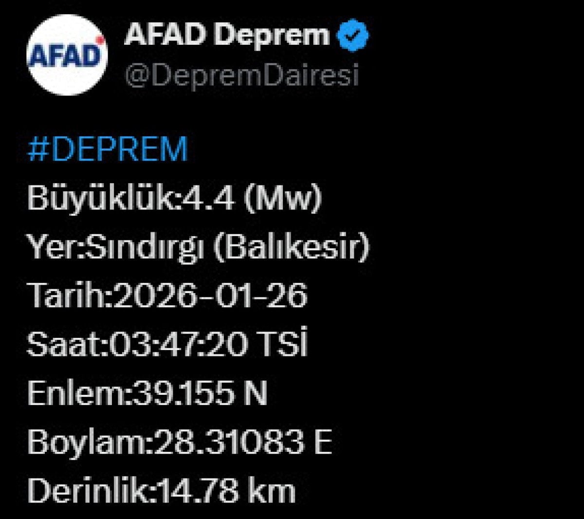 balikesirde 44 buyuklugunde deprem 0 P1PYDGBC
