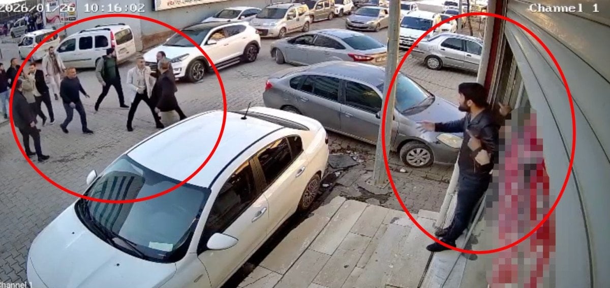 mardinde hastane onundeki silahli kavga kamerada 1 ABPOOaFD