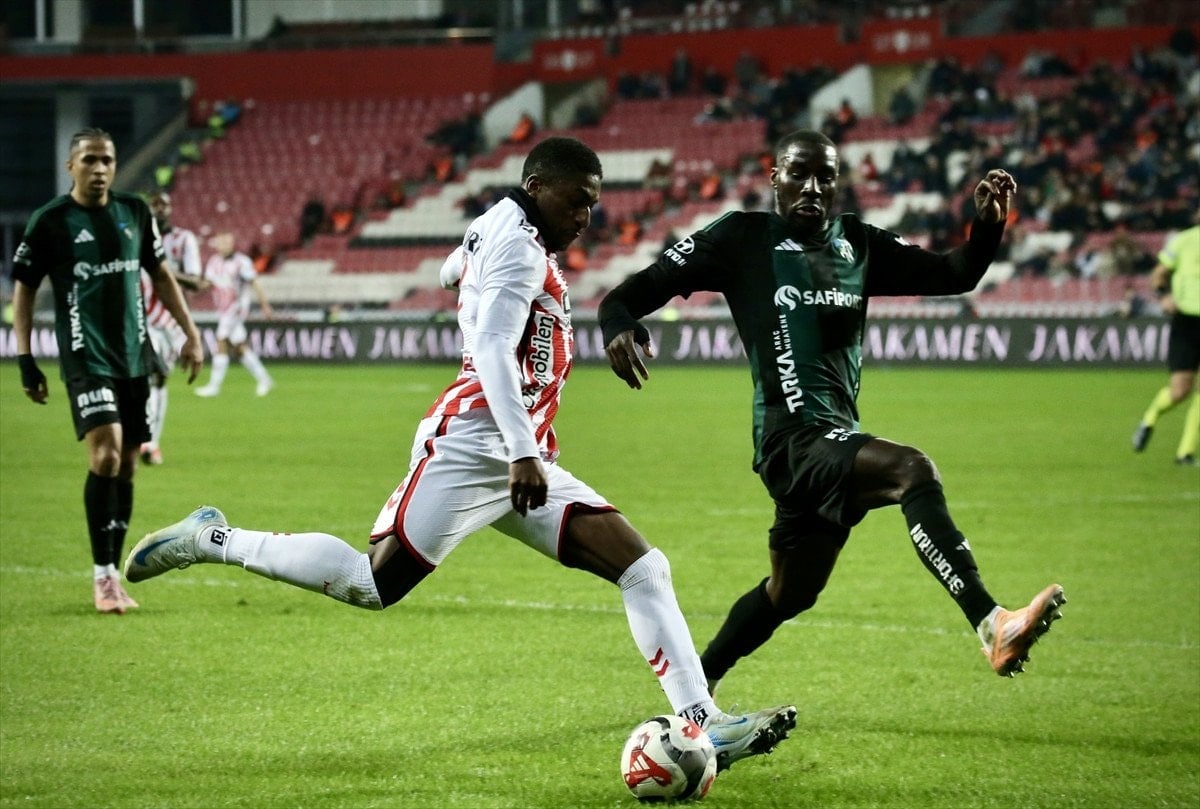 samsunspor kocaelispor macinda gol sesi cikmadi 2