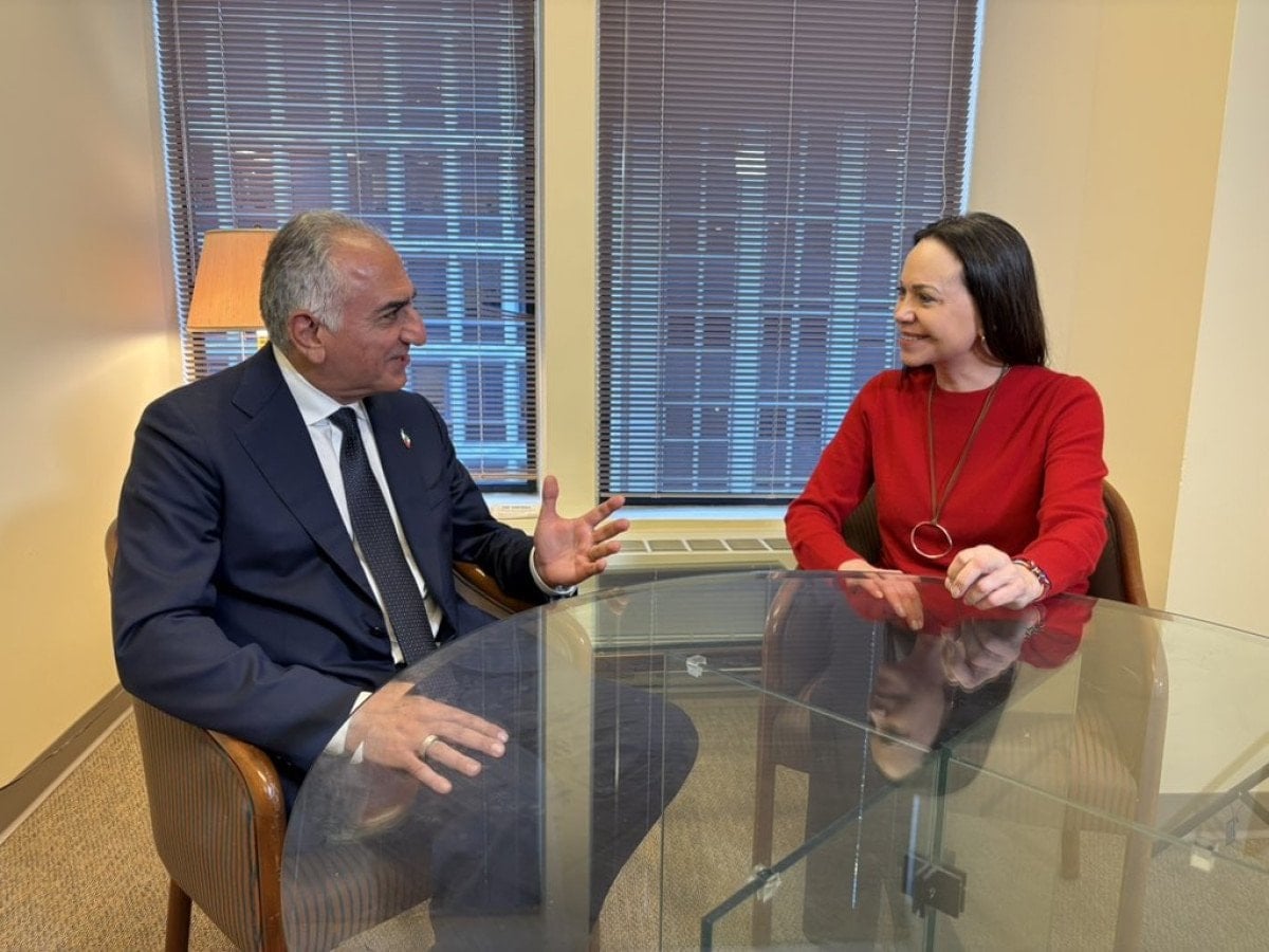 venezuela muhalefet lideri machado riza pehlevi ile gorustu 0 7F4rngUw